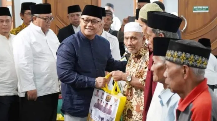 Ketua DPRD Kabupaten Sukabumi Hadiri Muhibah Ramadhan Ke-7 Di Masjid Qubbatul Muslimin Sukaraja